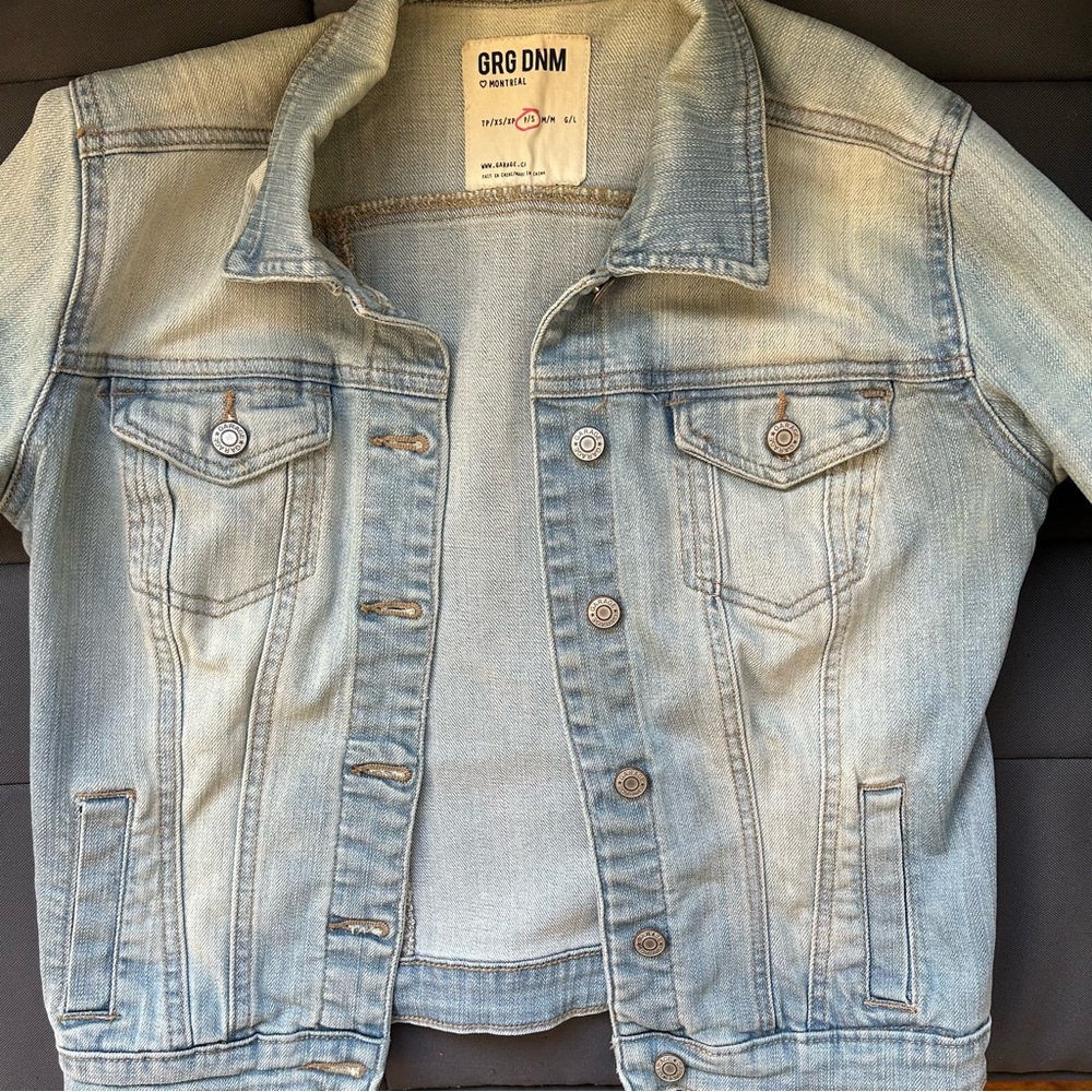 GRG Garage DNM Denim Jean Jacket SizeP/S - Picture 13 of 14